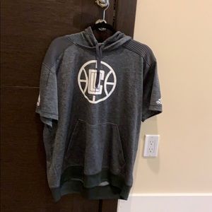 Clippers Short-sleeve Warmup Hoodie